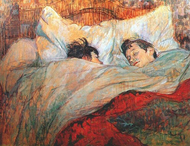 Henri de toulouse-lautrec Bed China oil painting art